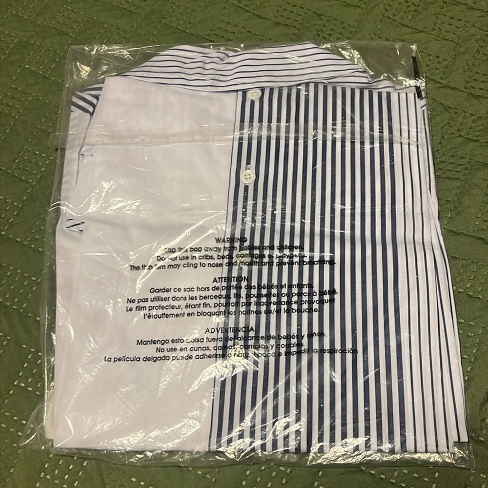 NWT $199 Harshman Aurora Stripe Button-down Size XS  cotton - Picture 6 of 8